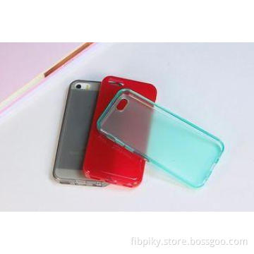 TPU Soft Silicone Clear Frosted For iphone 5C Glossy Smooth
